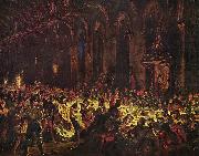 Eugene Delacroix Ermordung des Bischofs von Luttich oil painting artist
